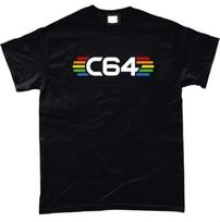 C64 Commodore T Shirt 8-Bit Home Computer Amiga Atari Video Game Amstrad GT226 S