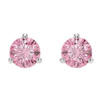 Swarovski Solitaire Round Crystal Design Earrings Women earrings Pink 5717577 Box (Random Color) pink