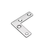 10 Pcs Flat Corner Brace, L Type Shelf Bracket 50/80mm, Heavy Duty Stainless Steel Shelf Supports