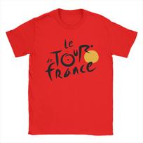 Unisex Le Tour The France T Shirts Pure Cotton Clothes Fashion Short Sleeve O Neck Tees Printed TShirts S