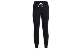 Under Armour Cuffed Pants Moderate Sweatpants Women's Black 1366958-001 M