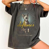 Deftones Around The Fur Band T-Shirt chacoal color shirt AN67702 Unisex T-Shirt L