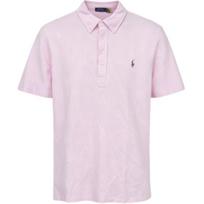 Polo Ralph Lauren SS26 Small Pony Logo Embroidered Palm Tree All Over Print Short Sleeve Polo Shirt Standard Fit Men tops 710750393-002 L