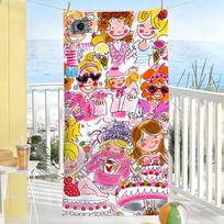 Art Amsterdam B-Blonde Girl Towel Soft Pool Gift For Travel Gym Shower Camping Quick Dry Sports Large Beach Towels 70cm×140cm