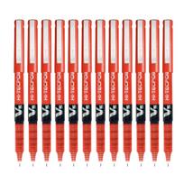Pilot Hi-Tecpoint V5 Pen, raudonas (Pakuotėje 12 vnt)