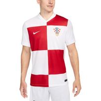 Nike Dri-FIT Football Replica Shirt Color Block Brand Logo Straight Fashion Breathable Quick-Dry Short Sleeve SS24 T-Shirt Men Tops White FV1737-100 XL red