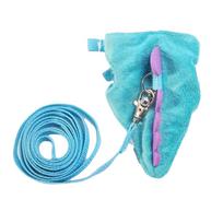 Cute Short Ferret Lead Rope Vest Type Adjustable Pet Rope Bell Dinosaur Shape Walking Mice Pet Walking