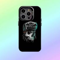 M-Motocross Metal Mulisha Phone Case For iPhone17,16,15,14,13,12,11 Plus,Pro Max Colored silver phone case iPhone12PRO gray