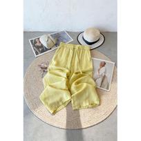Tencel linen cotton wide-leg pants for women, thin style, 2026 new model, high-waisted, drapey, cropped straight-leg linen pants S