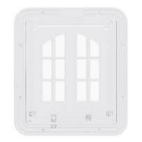 Magnetic Self-Closing Cat Flap with Lock Multi-Function Pet Door for Screen Doors Small Animals Access Height 29 Width 24cm
