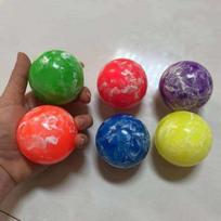 55MM Marbleized High Bouncing Rubber Ball, Durable Large Size Bouncy Ball, Ideal for Party Favors and Daily Leisure Use