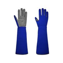 Long Protective Heat Resistant Gloves for Cooking Grilling Barbecue Baking Fireplace Welding and Gardening Use One Size