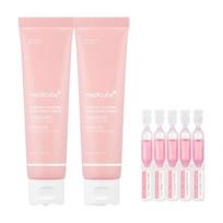Medicube PDRN Pink Moisture Cream, Skin Texture Refining & Hydrating Care, 50ml (2-Pack + 5 Bonus Serum Samples) white