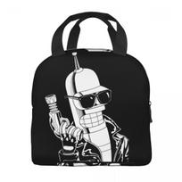 Futuramas Cartoon Comic Merch Insulated Lunch Bag For Travel Food Container Portable Thermal Cooler Bento Box Option 1
