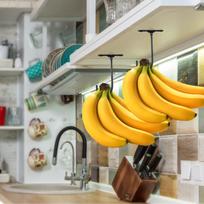 Banana Hook Kitchen Wall Mounted Storage Hook No Nail Installation Heavy Duty Organizer for Home Office Garage Utility One Size