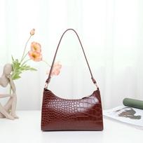 Stone Patterned Armpit Bag, Ladies Handbag, Casual And Fashionable Women's Handbag