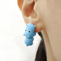 3D Animal Shaped Stud Earrings Cute Fashion Accessories for Women Lightweight Durable Material Hypoallergenic Design Comfortable Fit