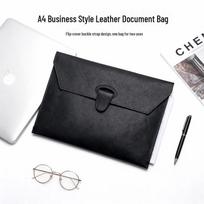 SUNWOOD A4 Business Leather Document Bag
