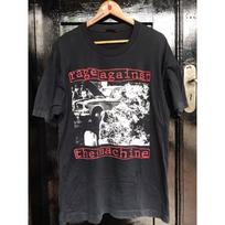 Rage Against The Machine Band Black Short Sleeve Unisex T Shirt Men's T-Shirt Black Casual Crew Neck Vintage Rap Metal Casual Top 4XL