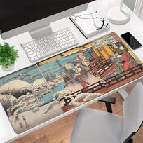 Ukiyoe Mouse Pads Desk Accessories Gaming Rug Desk Protector Xxl Mouse Mat Office Carpet Mousepad Playmat Carpet Desktop Set Up 400x900x2MM