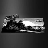 Mouse Pad Computer Gaming Accessories Varmilo Keyboard MousePad CS GO LOL Mouse mat Berserk Guts Anime Dywan Gamer  Desk mat 400x800x2mm