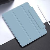 2024 iPad Pro Protective Magnetic Case for 11  and 12.9  with Buckle and Double-Sided Clip iPad Mini 6/7 gray