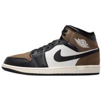 Travis Scott x Air Jordan 1 Mid Palomino Unisex sportbačiai Ruda Juoda Universiteto Raudona DQ8426-007 41