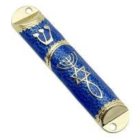 Aluminum Blessing Mezuzah Case for Door Metal Mezuzha for Jewish Gift/Jewish Decors