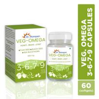 Dr. Morepen Veg Omega-3-6-7-9 Vegetarian Capsules (60 Tablets)