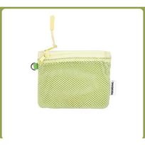 Simple Grid Storage Bag Double-zipper Bag Portable Makeup Bag  Mesh Miscellaneous Bag  Mesh Gauze Bag