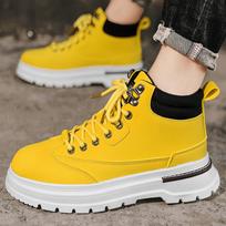 Quality Men Sneakers New Casual Boots for Men Outdoor Ankle Boots Skateboarding Motorcycle Boots Men  Zapatillas Hombre 39