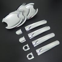 For Skoda Octavia A5 MK1 MK2 2000 2013 ABS Chrome Door Handle Cover & Door Bowl Cover 2006 2007 2008 2009 2010 2011 Door Bowl Cover