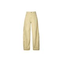 Adidas Originals Multipocket Pants Comfortable Soft Skin-Friendly Fashion Casual Work Pants Unisex Pants Linen Khaki Brown KE0468 36