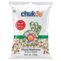 Chukde - Phool Makhana 250 Gram With Panjabi Tadka Seasoning - Fox Nuts - Lotus Seeds & Snacks - Ideal for Sabzi, Kheer, Pilaf, and Curries.
