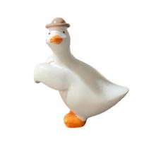 1/3Pcs Duck Pendant Hanging Over Flower Pots Resin Sculpture Outdoor Indoor Figurine Farmhouse Patio Balcony Decoration A