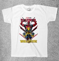 Deadpool and Wolverine 017 Childrens/Kids t-shirts 140 gray
