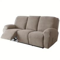 3 Seat Recliner Sofa Cover For Living Room Stretchastic Couch Slipcover Relax Armchairs Protects Anti-Scratch Cover