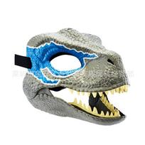 Halloween dinosaur mask with moving mouth Christmas Cute Animal Tyrannosaurus Rex Dinosaur Mask Blue movable dinosaur