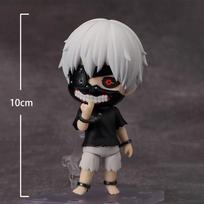 Tokyo Ghost Anime Figūrėlė Kaneki Ken Veiksmo Figūrėlė Žavinga Q-versijos figūrėlė Statulėlė Kaneki Ken Figūrėlė Nuimamas Modelis Ornamentas Žaislai 10CM gray
