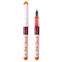 Large Capacity Fountain Pen EF Nib Quick-Drying Writing Ink Pens Stationery 8 Colors Straight Liquid Pen Student Children