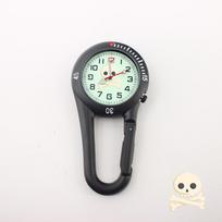 Luminous Alloy Dial Multi-Functional Mountaineering Pocket Watch with Safety Buckle