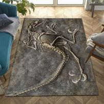 Dinosaur Fossil Area Carpet Anti Slip Carpet Bedroom Living Room Room Bedroom Home Decoration 40X60CM