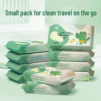 Disposable Dehumidifying Wet Wipes - Portable 10-Pack blue