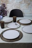 Hermia Concept lėkščių rinkinys 275KRM2520, baltas, 6 dalių