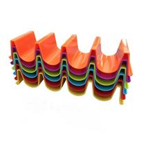 6Pcs 6-Color Taco Holder Stand 4-Slot Pancake Shelf Premium Tortilla Rack  BBQ 6Pcs