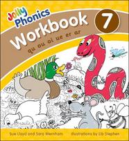 Jolly Phonics Workbook 7: in Precursive Letters (British English edition)