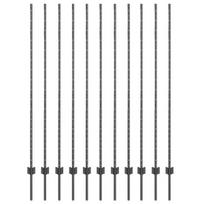 tvoros stulpai 22 vnt. U kanalo pilka 150 cm plienas