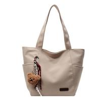 Fashionable Large-capacity Tote Bag Casual and Simple Single-shoulder Crossbody Bag without pendant