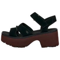 UGG New Heights Suede Madingi Atvirų Pirštų Šlepetės Moteriškos Šlepetės Juodos 1167475-BLK 38 black