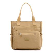 Warterproof Nylon Shoulder Bag Female Large Capcity Tote Bag Fashion Handle Bag Shopping Bag Travel Handbag and Purse KTY 36x15x36cm